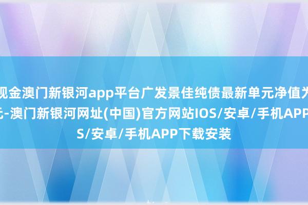 现金澳门新银河app平台广发景佳纯债最新单元净值为1.0083元-澳门新银河网址(中国)官方网站IOS/安卓/手机APP下载安装