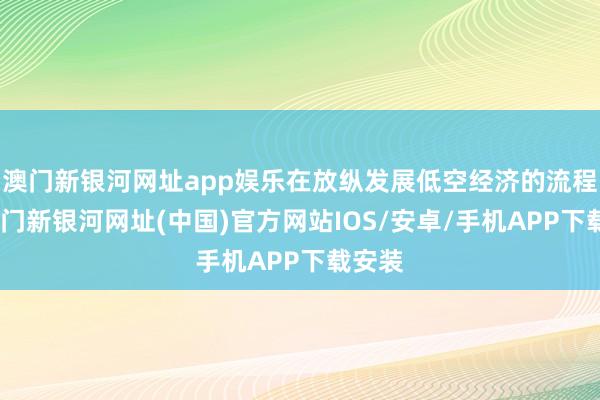 澳门新银河网址app娱乐在放纵发展低空经济的流程中-澳门新银河网址(中国)官方网站IOS/安卓/手机APP下载安装