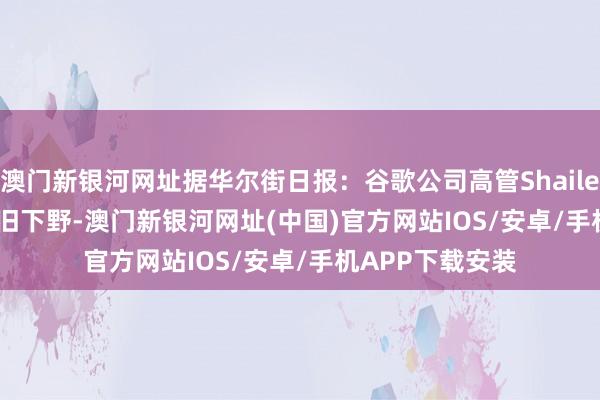 澳门新银河网址据华尔街日报：谷歌公司高管Shailesh Prakash照旧下野-澳门新银河网址(中国)官方网站IOS/安卓/手机APP下载安装