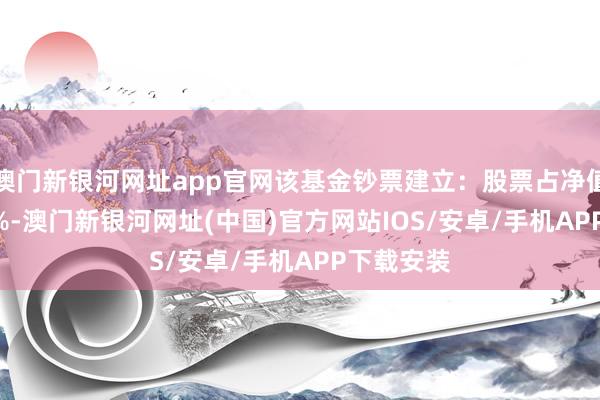 澳门新银河网址app官网该基金钞票建立：股票占净值比88.46%-澳门新银河网址(中国)官方网站IOS/安卓/手机APP下载安装