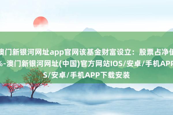 澳门新银河网址app官网该基金财富设立：股票占净值比85.28%-澳门新银河网址(中国)官方网站IOS/安卓/手机APP下载安装