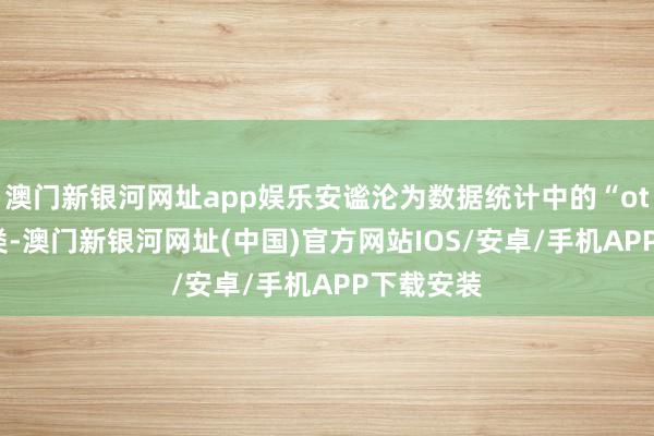 澳门新银河网址app娱乐安谧沦为数据统计中的“other”分类-澳门新银河网址(中国)官方网站IOS/安卓/手机APP下载安装